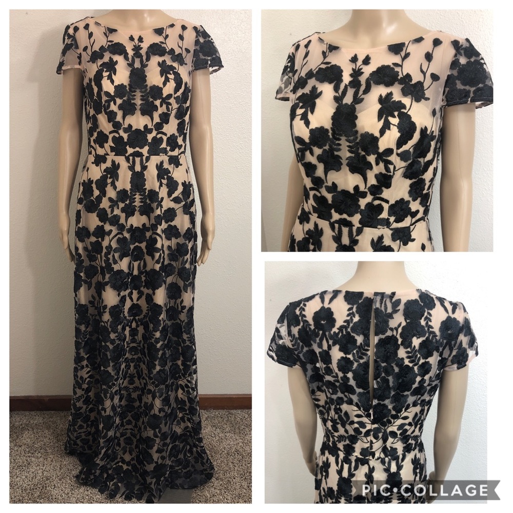 🆕 🌻 JS Collections Lace Overlay Prom Evening